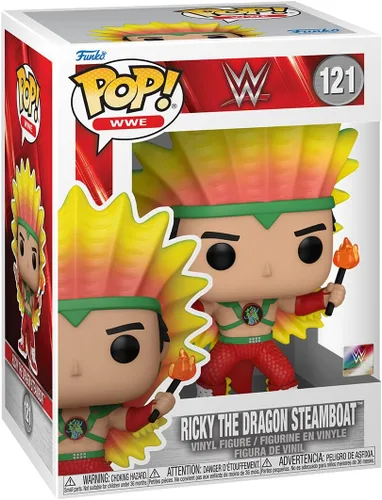 Miniatura 2 de Funko Pop! WWE: Ricky The Dragon Steamboat - Figura de vinilo coleccionable - Idea de regalo - Mercancía oficial - para niños y adultos - fanáticos