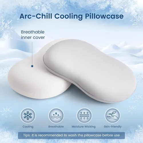 Miniatura 2 de Elegear Almohada Cervical para el Cuello, Almohada de Sueño Profundo Sin Presión para Dormir, Almohada Cervical Refrescante para Alivio del Dolor