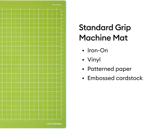 Miniatura 9 de Cricut Paquete variado de alfombrillas (4 unidades, 8.5 x 12 pulgadas) - para máquina Joy Xtra - Incluye 2 agarre estándar y 2 LightGrip