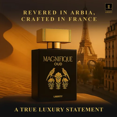 Miniatura 4 de Liberty Oud Eau de Parfum para hombre, 3.4 onzas, edición de aniversario Magnifique, perfume de lujo Oud, regalo premium para hombres, frescura