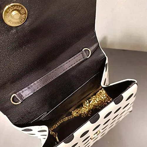 Miniatura 6 de Bolso de mano de lunares para mujer, bolso cruzado con asa superior