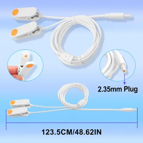 Miniatura 5 de TaVNS - Adaptador de clip para oído de máxima comodidad y señal estable. Experimenta una conductividad superior con punta de esponja conductora y un