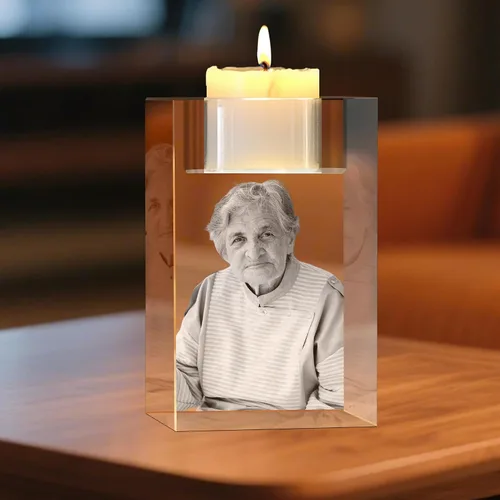 Miniatura 9 de Foto de Cristal 3D, Regalos Personalizados del Día de la Madre para Mujeres Hombres Esposa Marido Mamá Padre, Regalos Personalizados con Grabado
