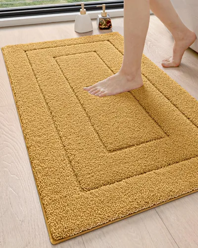 Miniatura 33 de DEXI - Alfombra de baño antideslizante, absorbente, de alta calidad, lavable a máquina, cómoda alfombra para cuarto de baño