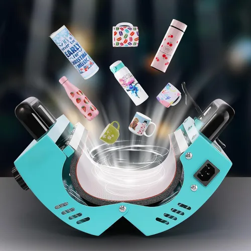 Miniatura 9 de Máquina de prensa de calor para vasos, prensa de calor de 30 onzas, 20 onzas, 16 onzas, vasos de sublimación, latas de frascos de vidrio, vinilo
