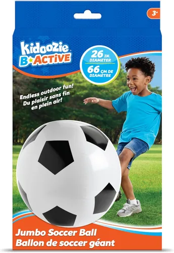 Kidoozie Balón de fútbol gigante, comienza la diversión gigante con el juego activo, perfecto para pequeños atletas a partir de 3 años
