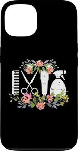 Miniatura 7 de Funda de regalo para iPhone 13 Pro Max Hair Styling Tool Flower Hairdresser Hairstylist Barber Gift Case