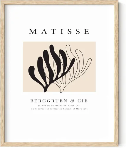 Miniatura 37 de HAUS AND HUES Matisse - Impresión artística minimalista y moderna, arte estético de Henri Matisse, póster abstracto para dormitorio, habitación