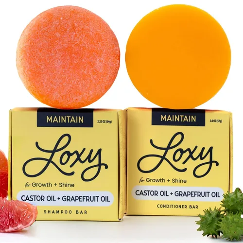 Miniatura 12 de Naturel - Juego de champú y acondicionador calmante con aceite de menta, aceite de lima y aceite de árbol de té, barra de champú y acondicionador