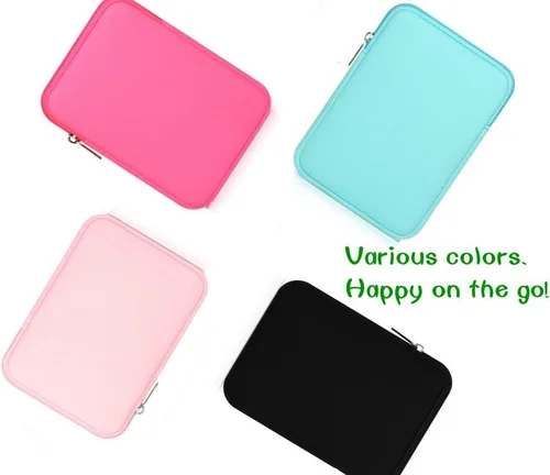 Miniatura 6 de Funda protectora de neopreno con cremallera para iPad Mini 5ª generación de 7.9 pulgadas 2019, iPad Mini 5 4 3 2 1, Galaxy Tab A 8.0 2018, NeuTab