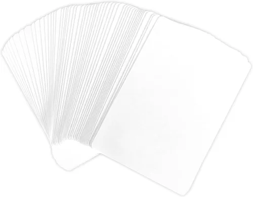 Miniatura 2 de Regal Games 52 cartas de juego en blanco para escribir, baraja de cartas en blanco personalizada, (2.5 x 3.5 pulgadas), tamaño de póquer blanco