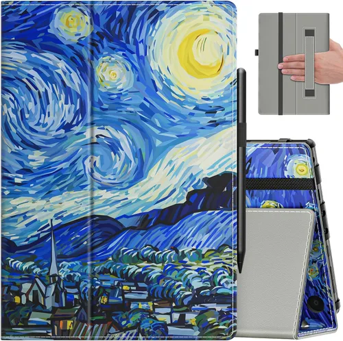 Miniatura 22 de VORI Funda para tableta Amazon Kindle Fire HD 10 (13ª/11ª generación 2023/2021) y Fire HD 10 Plus – Funda plegable delgada con función