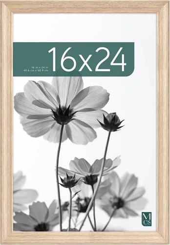 Miniatura 20 de MCS Studio Gallery - Marco para Póster Clásico 24x36 Madera Diseñada con Veta de Madera Natural, Colgado de Pared Vertical y Horizontal Marco Grande