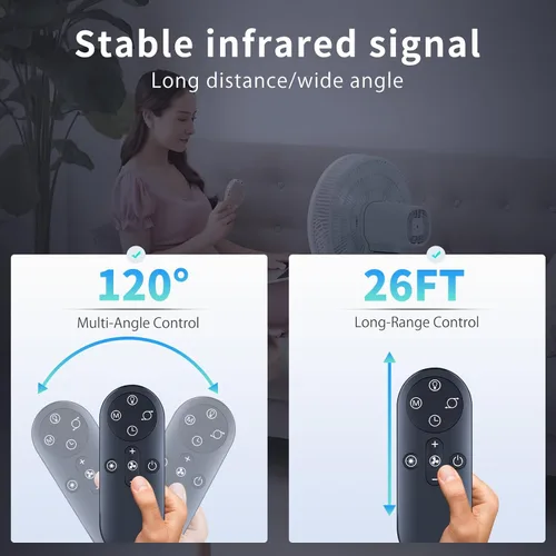 Miniatura 3 de RETROSUN Mando a Distancia de Repuesto para Ventilador Oscilante de Torre Lasko Pinnacle 40" DST100
