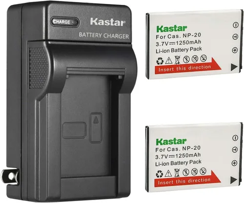 Miniatura 5 de Kastar - Cargador de batería de pared para Casio NP-20 NP20 CNP-20 CNP20, BC-11L BC-31L, cargador Casio Exilim EX-Z6, Exilim EX-Z7, Exilim EX-Z8