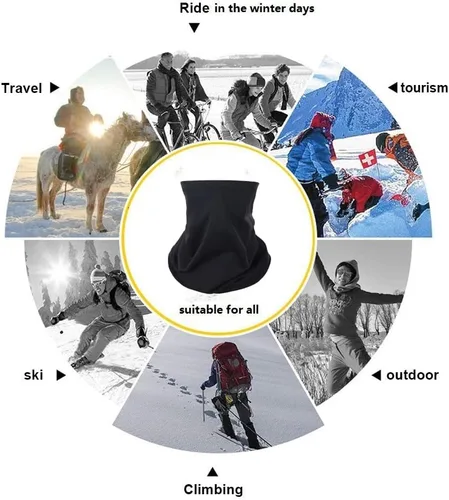 Miniatura 25 de clothin Pasamontañas, máscara de esquí para hombres y mujeres, máscara de cara completa, capucha táctica, esquí, motociclismo, deportes de invierno