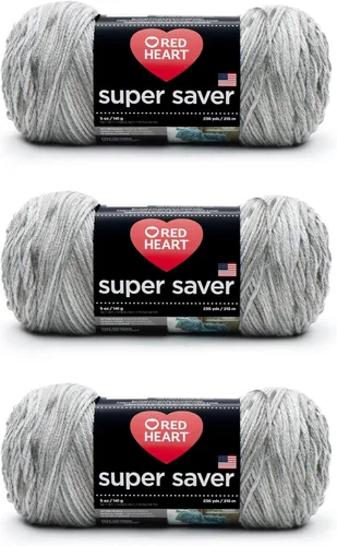 Miniatura 93 de Red Heart Hilo Super Saver, paquete de 3, estampado artístico, 3 unidades Estampado De Artista