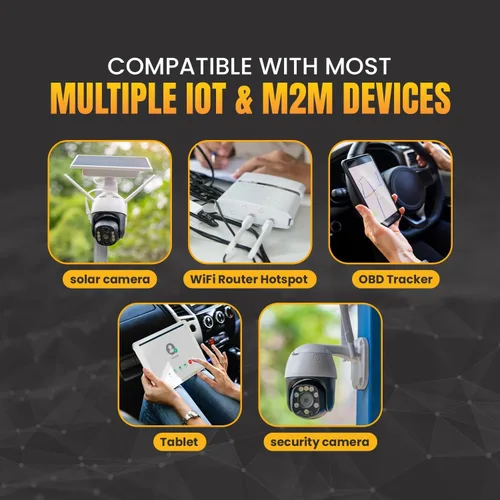 Miniatura 3 de SpeedTalk Data Only - Tarjeta SIM prepagada para Estados Unidos 2 GB durante 30 días Red 5G/ 4G LTE para IoT, rastreadores GPS, tabletas