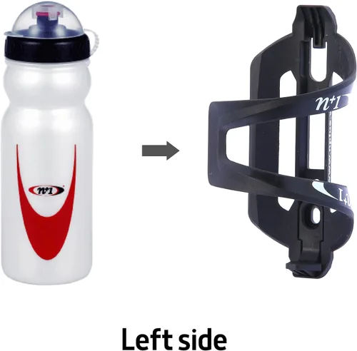 Miniatura 6 de N+1 Soporte ligero para botellas de bicicleta Jaula de botella de agua de bicicleta de carga lateral para bicicletas de carretera y bicicletas