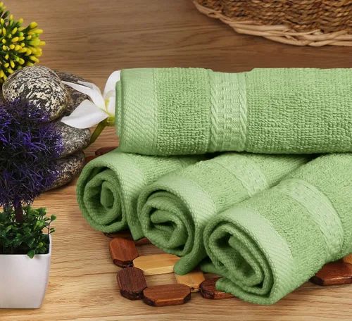 Miniatura 7 de Utopia Towels - Juego de toallas de 8 piezas, 2 toallas de baño, 2 toallas de mano y 4 para la cara, 100% algodón hilado en anillo, 600 GSM, Beige