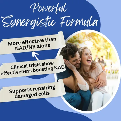 Miniatura 4 de BioImmune Suplemento NAD+. Fórmula exclusiva con RiboYOUNG™ pendiente de patente. Ribosida de nicotinamida, quercetina, resveratrol, activador
