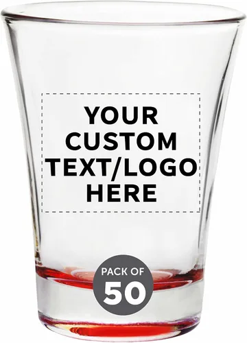 Miniatura 8 de Vasos de chupito personalizados de 2 onzas, juego de 100, paquete personalizado a granel, ideal para bodas, fiestas, cumpleaños, regalos, color azul
