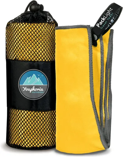 Miniatura 12 de Toalla de microfibra Youphoria para viaje de secado rápido y ligera - Toalla de secado rápido para camping, playa, mochilero, senderismo