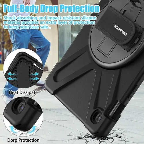 Miniatura 3 de BRAECNstock Para Samsung Galaxy Tab S5e Funda 10.5 Pulgadas 2019 (SM-T720/T725/T727) Con Protector De Pantalla Soporte De Lápiz Soporte