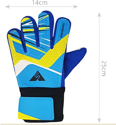 Miniatura 2 de Guantes de portero para adulto, guantes de portero de entrenamiento de fútbol, material antideslizante de palma con acolchado de espuma extra
