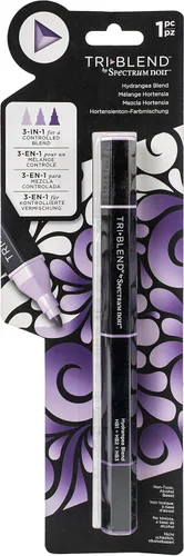 Spectrum Noir Blend Triblend - Marcador de alcohol mezclable, 3 colores en 1 pluma Mezcla de hortensias