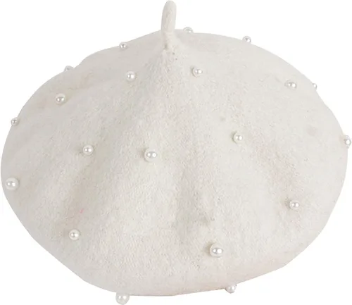 Miniatura 43 de Gorros de boina de perlas para bebés y niñas, sombreros de lana para fiesta de bebé, sombreros de primavera y verano, accesorios para bebés de 2 a 6