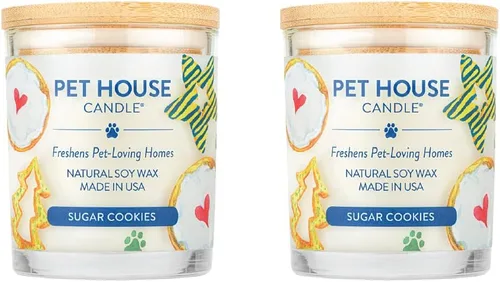 Miniatura 27 de One Fur All, Pet House - Vela 100 % cera de soja, eliminador de olores de mascotas para el hogar, velas aromáticas, no tóxicas y ecológicas