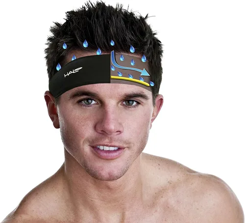 Miniatura 4 de Halo Headband Halo II, sudadera con banda para el sudor para hombres y mujeres, antideslizante, con tela Dryline que absorbe la humedad