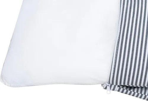 Miniatura 15 de Linon Harris Negro Juego de 2 piezas de cojín de rincón con 3 almohadas de acento coordinadas por Linon - Solo se ajusta a la colección Harris Nook