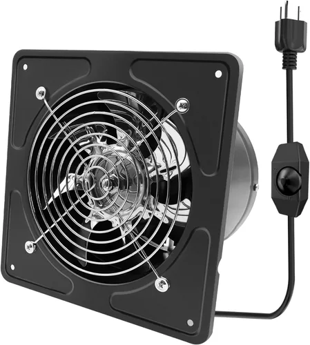 Ventilador de escape de 8 pulgadas, ventilador de escape para cocina de 530 CFM con controlador de velocidad, ventiladores de pared de 110 V y 80 W