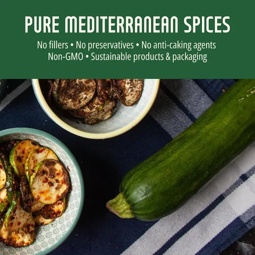 Miniatura 6 de Afia - Condimento Za'atar Mezclas de especias mediterráneas para manoushe, pan plano, condimento de hummus Especias prémium con notas superiores
