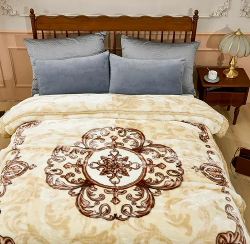 Miniatura 2 de LGYKUMEG Manta de forro polar pesada y cálida, tamaño Queen de 79 x 91 pulgadas, manta de visón coreano súper suave y cálida, manta reversible
