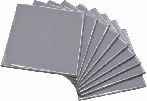 Miniatura 20 de Tenedos - Caja de 10 piezas para azulejos de cerámica brillantes de 4 1/4 pulgadas, para pared de baño y cocina, acabado brillante, aspecto clásico