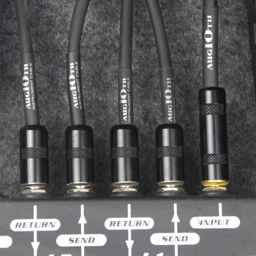 Miniatura 7 de Cable de conexión de guitarra de 6 pulgadas, cables de pedal de efecto de guitarra de 5.9 in, en ángulo