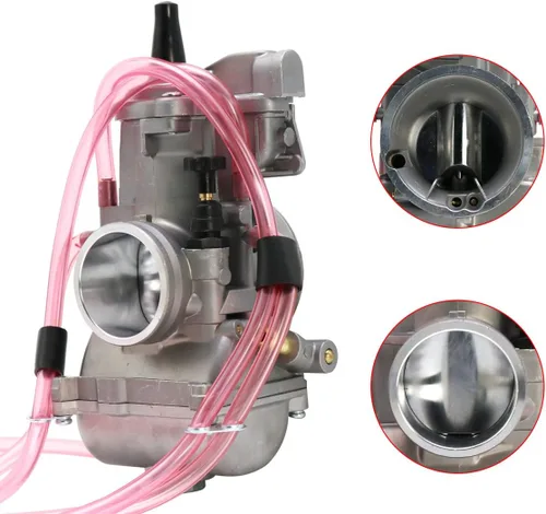 Miniatura 7 de Universal Racing PWK 36S - Carburador de ventilación cuádruple Air-Striker Carburador de cuerpo corto, 2 tiempos de cuerpo corto para motocicleta