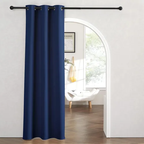 Miniatura 90 de RYB HOME - Cortinas extra largas con bloqueo de luz, persianas opacas insonorizadas para privacidad para cine en casa, oficina, fondo de patio, sala