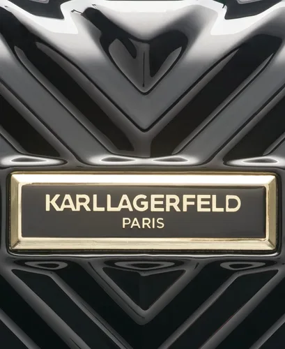 Miniatura 7 de Karl Lagerfeld Paris Carryon Spinner Wheels Hardside para mujer, Negro -, Carryon Spinner Wheels Hardside