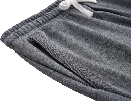 Miniatura 4 de Pantalones cortos casuales de algodón con cordón elástico para hombre