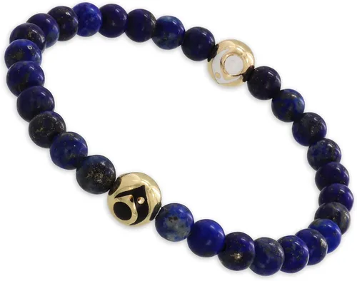 Lokai Pulsera de cuentas de piedras preciosas para mujeres y hombres, colección de piedra y metal, joyería de cristal y piedras preciosas pulsera de