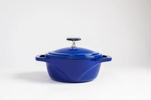 Miniatura 15 de Horno Holandés Esmaltado de Hierro Fundido de 4.5 Qt de Lodge USA - Utensilio de Cocina de Hierro Fundido - Olla Holandesa con Tapa Esmaltada
