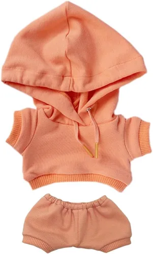 Miniatura 9 de niannyyhouse Ropa deportiva de felpa de 7.9 in, ropa deportiva elástica y sólida, con capucha, pantalones, juguete de peluche suave, accesorios