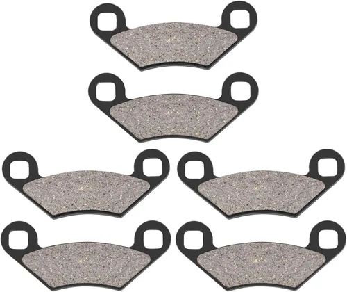 AHL Pastillas de freno delanteras y traseras para POLARIS 500 Outlaw 2006 2007/500 Predator TLD 2003 2007/500 Sportsman x2 x 2 EFI 2007 2008