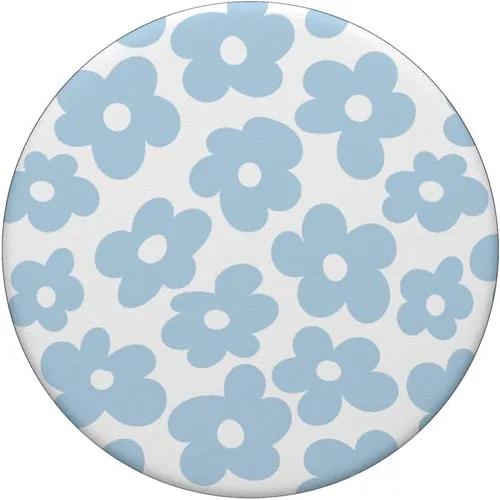 Miniatura 3 de PopSockets PopSockets intercambiables con flores de color azul claro