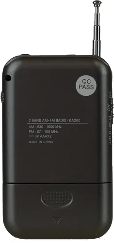 Miniatura 3 de Kaito KA200 radio de bolsillo AM/FM Gris