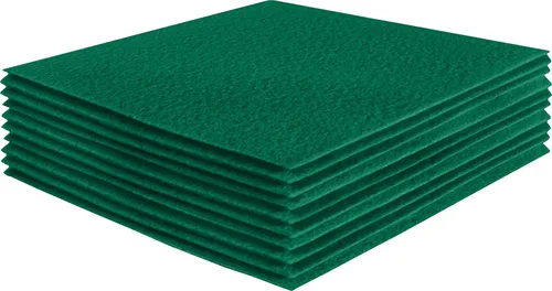 Miniatura 93 de FabricLA Hojas de fieltro acrílico para manualidades, cuadrados de fieltro precortados suaves de 4 x 4 pulgadas (3.9 in x 3.9 in), utiliza hojas